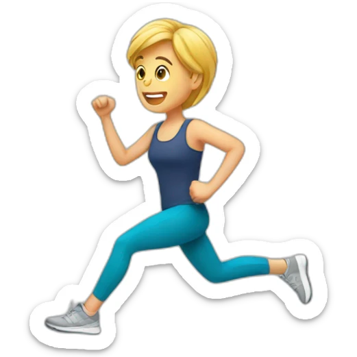 Exercise sticker