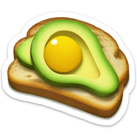Avocado toast sticker