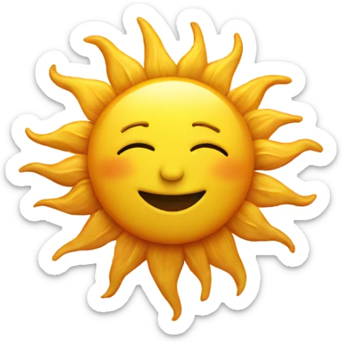 Sun  sticker