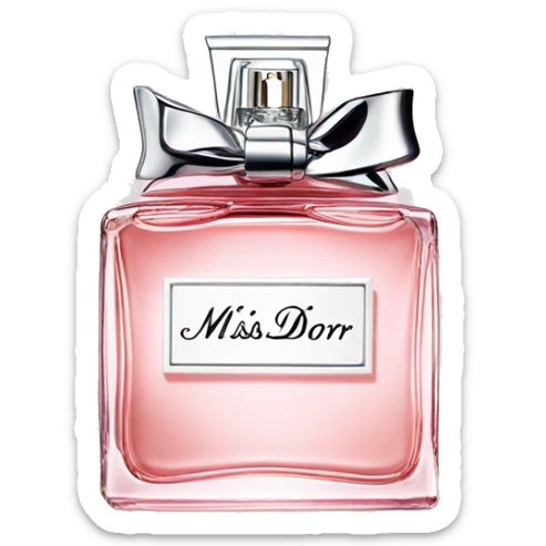 Miss dior perfume sticker