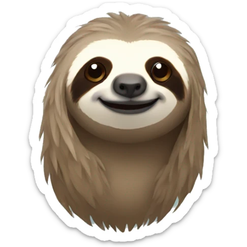 sloth sticker