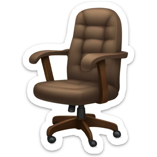 chair desk office sticker