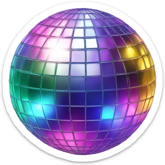 disco ball sticker