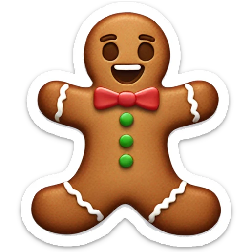 Gingerbread sticker