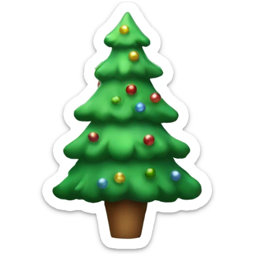 Christmas tree  sticker