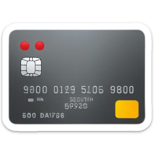 credit card sticker