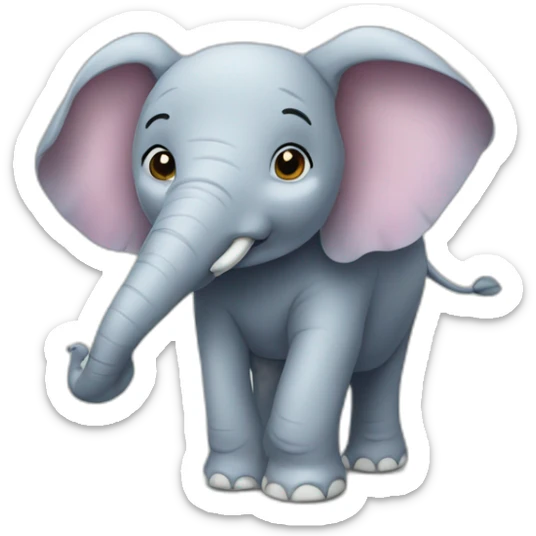 Elefant sticker