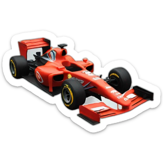 Formula 1 car sticker