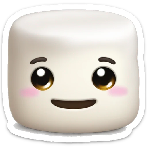 marshmallow sticker