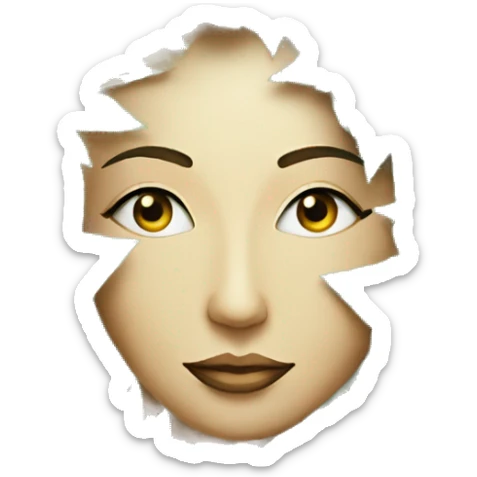  Hemp 420 lady face made of 420 origami newspaper roses hemp leaves lantern fairy lights burning paper and hemp leaves in hair and fairy lights sticker