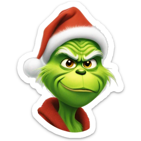 Grinch sticker