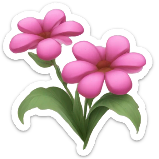 Pink flowers  sticker