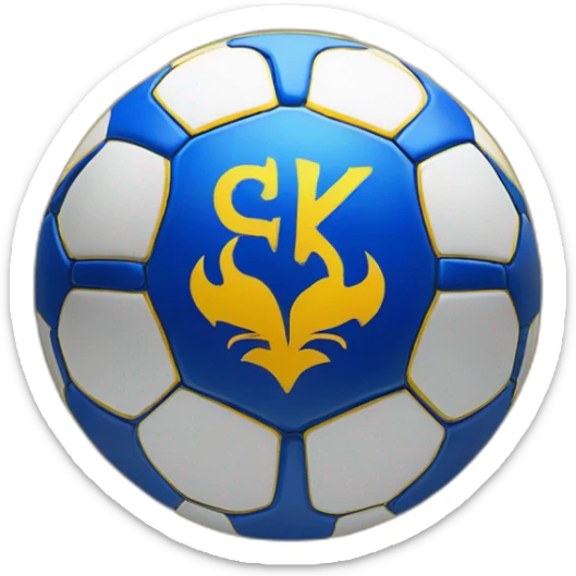 Emblem of the football club SK Kakhovka sticker