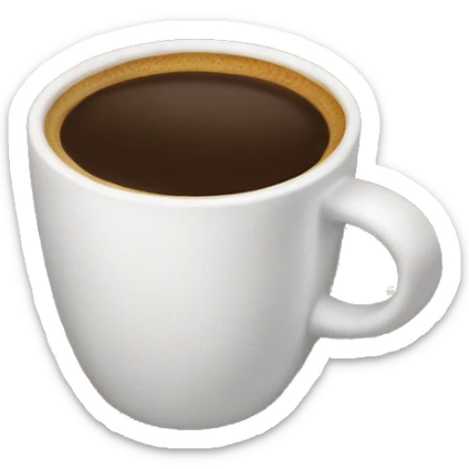 Coffee sticker