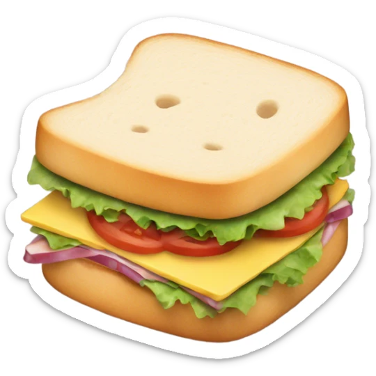 Sandwich sticker