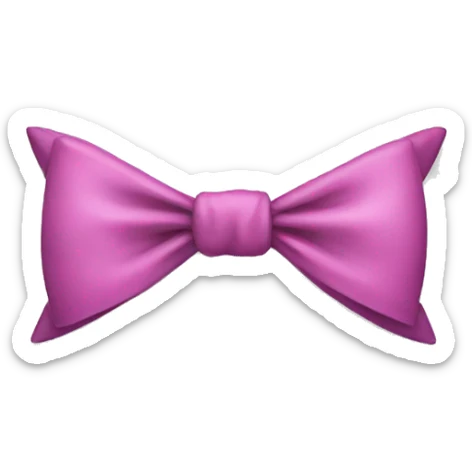 Bow sticker