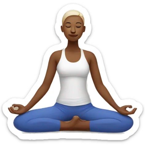 yoga sticker