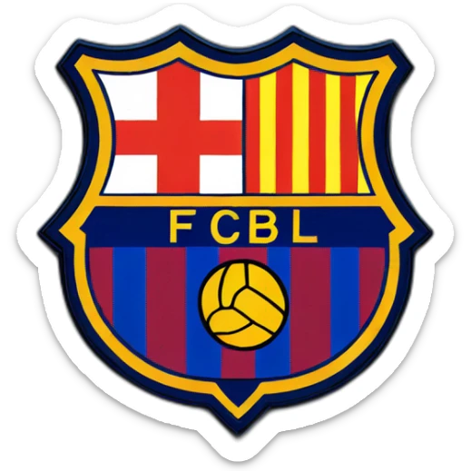Fc Barcelona logo sticker
