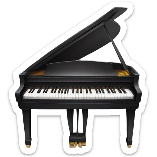 Piano sticker