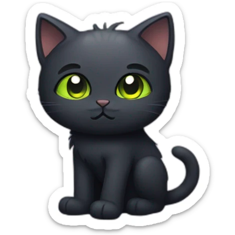 Spooky Kitty sticker