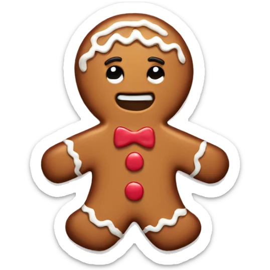 Gingerbread sticker