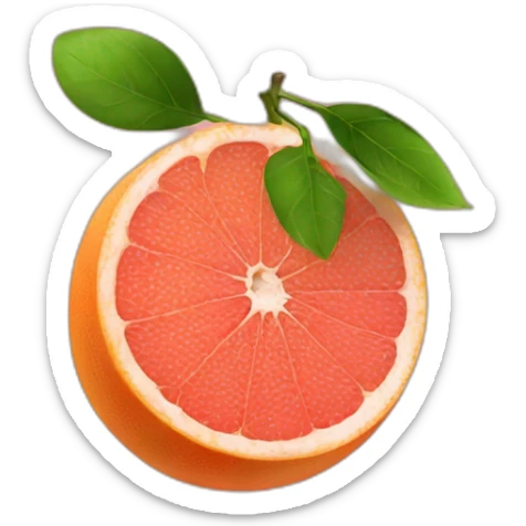 Grapefruit sticker
