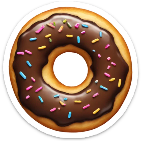Donut sticker