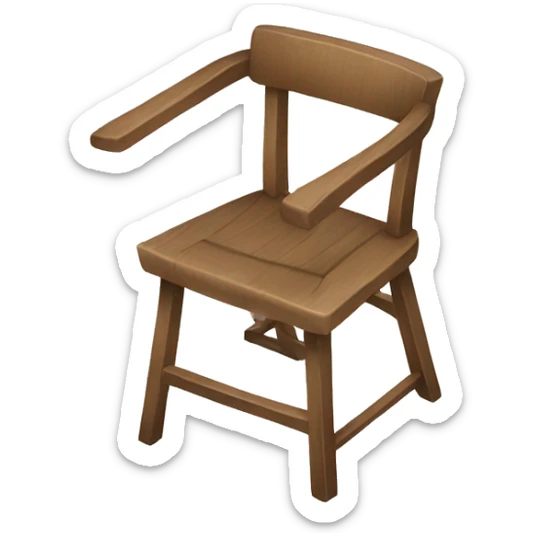 broken chair sticker