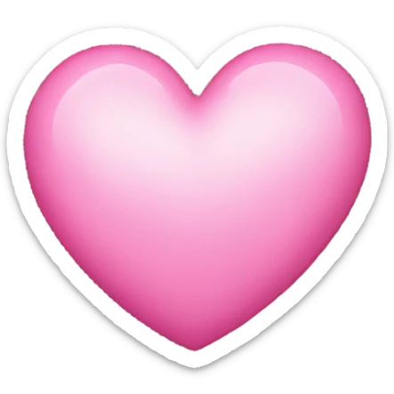 pink heart  sticker