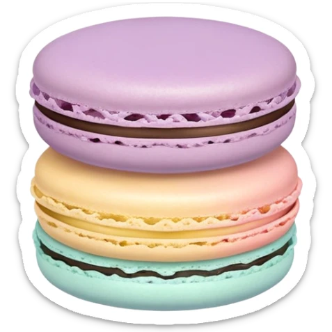 Macaron sticker