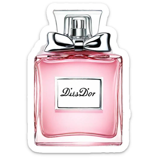 miss dior perfume sticker