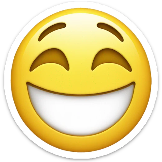 A smiley face  sticker