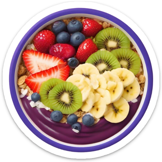 Acai bowl sticker