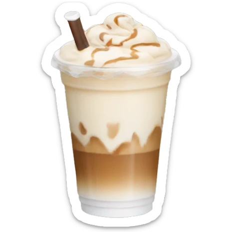 iced latte sticker