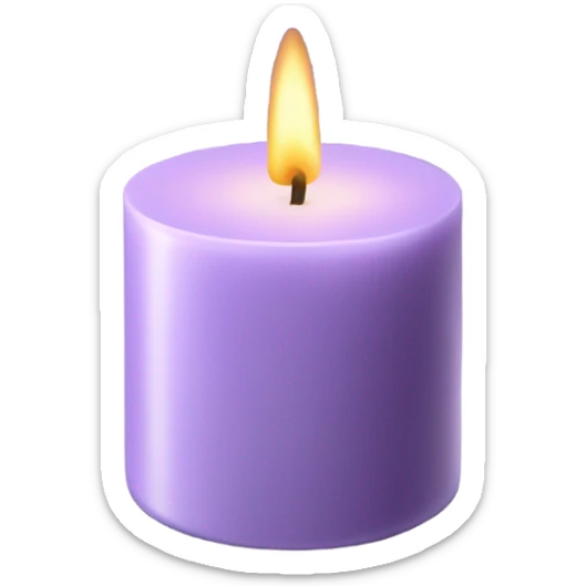 Lavender candle  sticker
