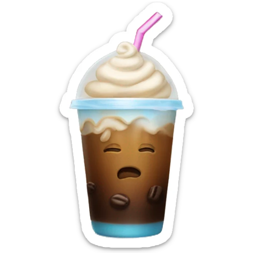 Iced coffe sticker