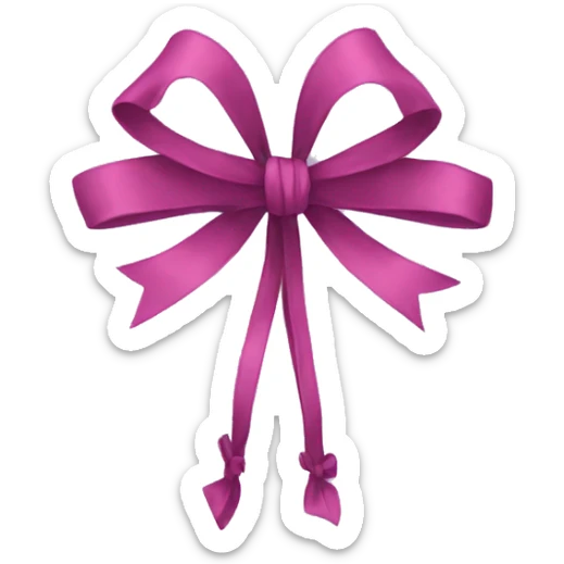 Bow sticker