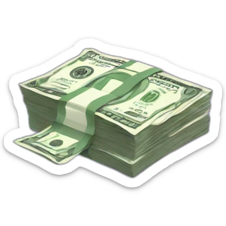 money violet sticker