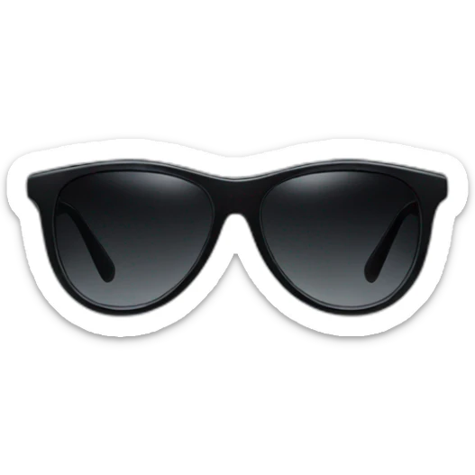 black sunglasses sticker