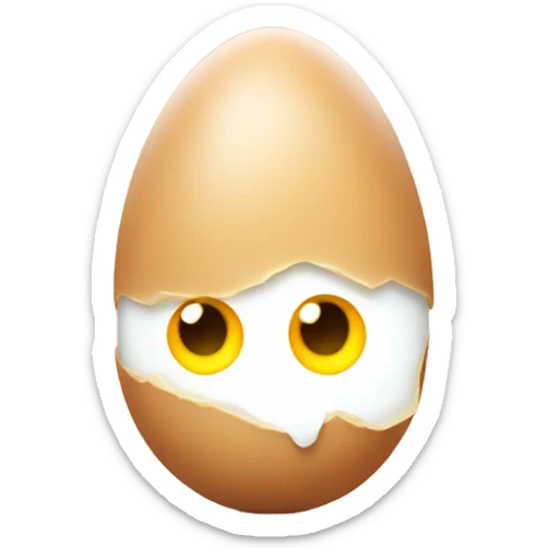 Egg sticker