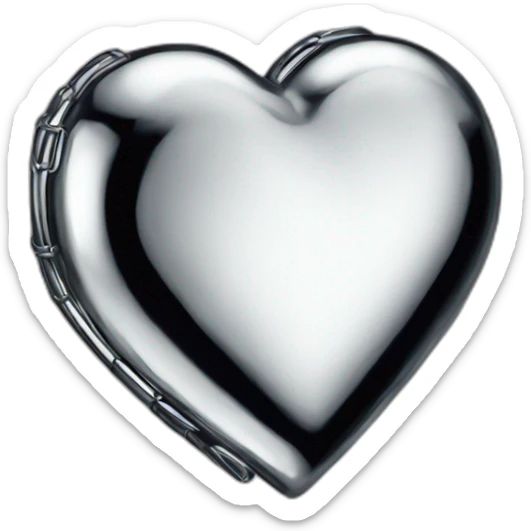 chrome heart sticker