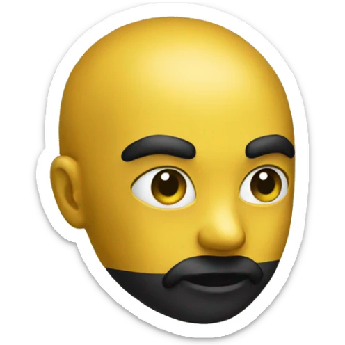 oil yellow and black sticker