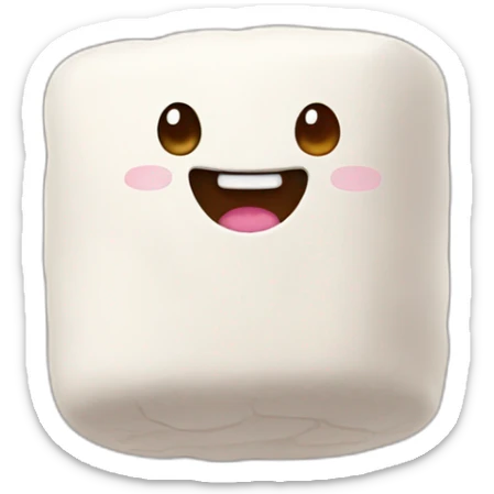 marshmallow sticker