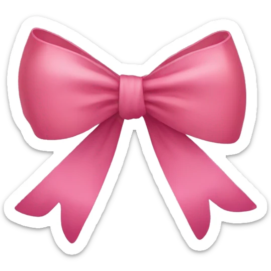 Coquette bow sticker