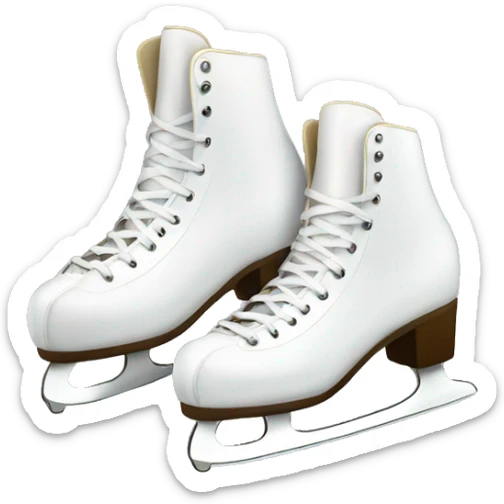ice skates sticker