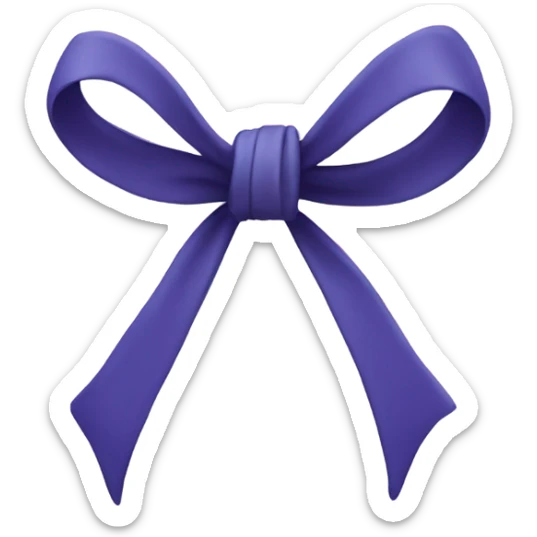 Bow sticker
