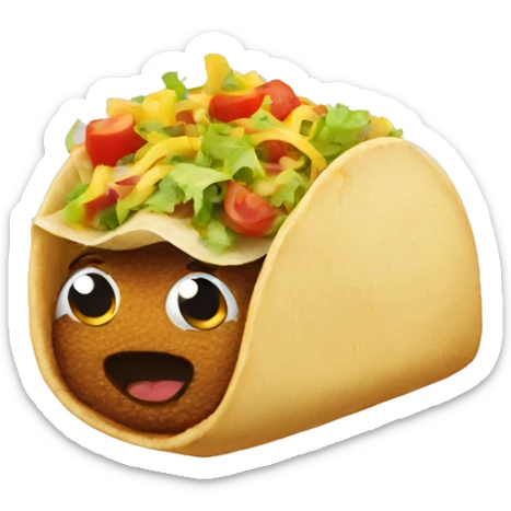 Taco sticker