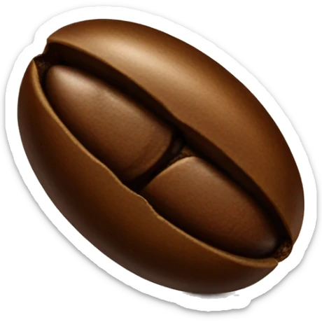 coffee bean sticker