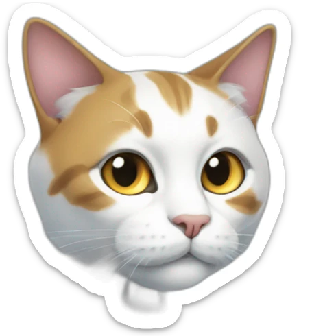quantum cat sticker