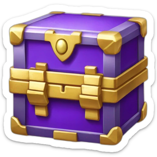 Pokemon Game LootCase Purple Chaotic Color Legendary Epic Rich Treasure sticker